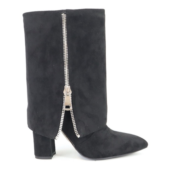 Shoes - Vixxi Fold Over Boots with Zipper